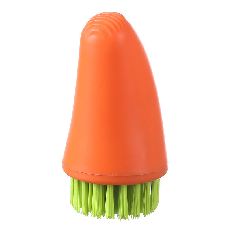 Multifunctional Carrot Brush Kitchen Household Kitchen Gadgets - PAWSHY  Orange