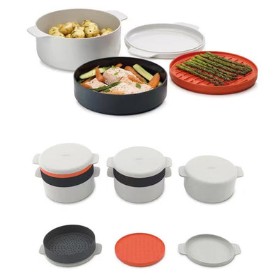 Kitchen Plastic Microwave Steaming Container Kitchen Gadgets - PAWSHY