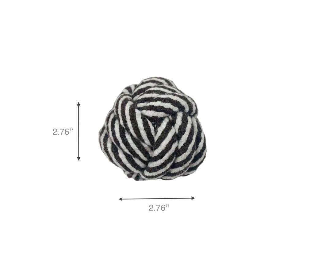 Monli Rope Toy / Black and White-4