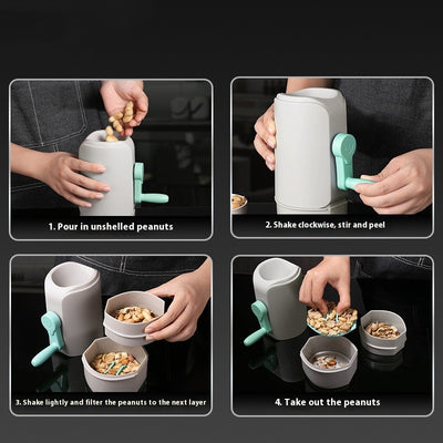 Automatic Peanut Sheller Lazy Household Kitchen Gadgets - PAWSHY 12