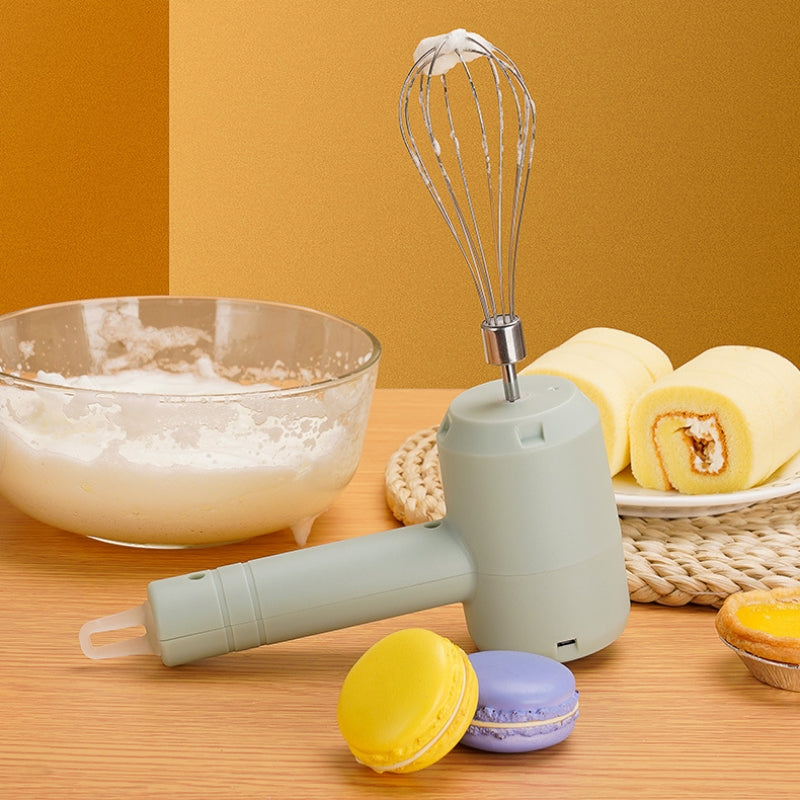 Electric Whisk Wireless Handheld Rechargeable Cream Mixer Kitchen Gadgets - PAWSHY  