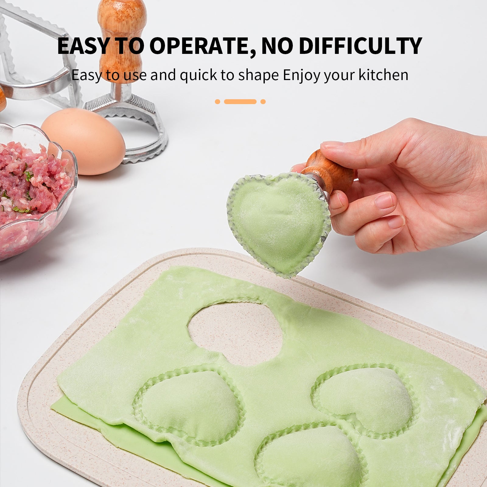 Dumpling Mold 7-piece Biscuit Cake Dessert Mold Kitchen Gadgets - PAWSHY